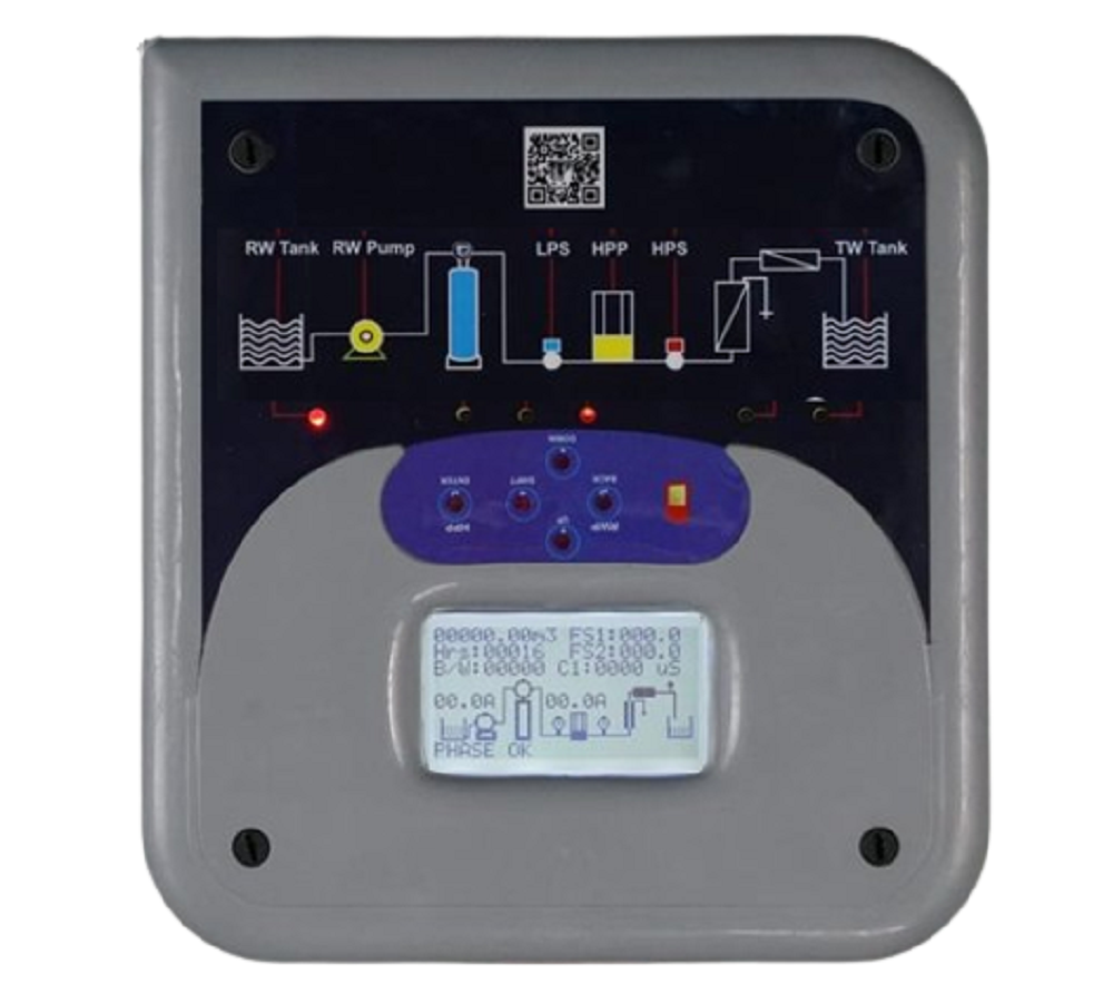 500 (Liter/hour) Industrial Reverse Osmosis Plant Controller, FRP