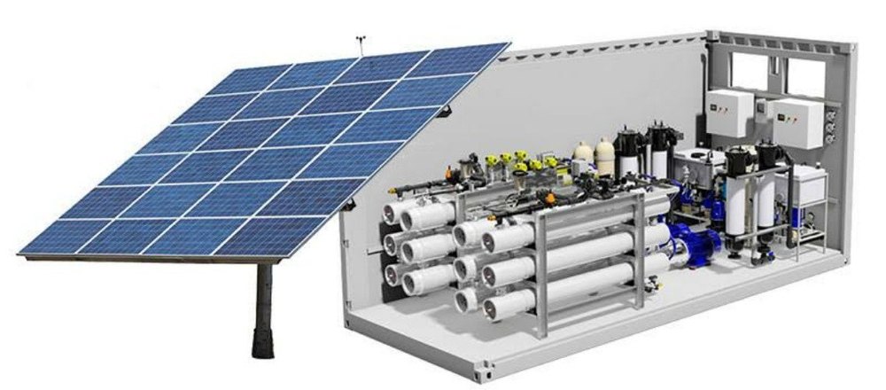 Ultra Filtration 200L Solar RO Water Plant, Stainless Steel, Water Storage Capacity: 2000 L img