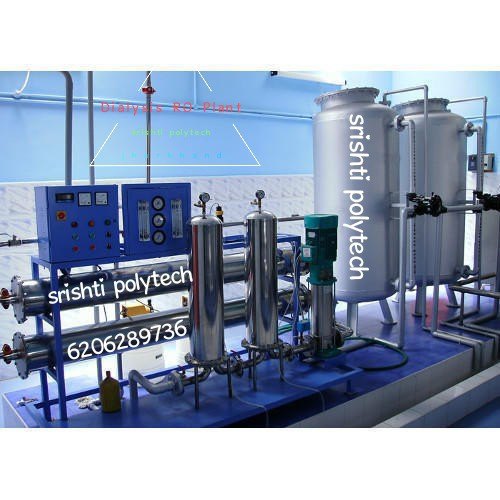 1000 LPH Dialysis water plant, Stainless Steel