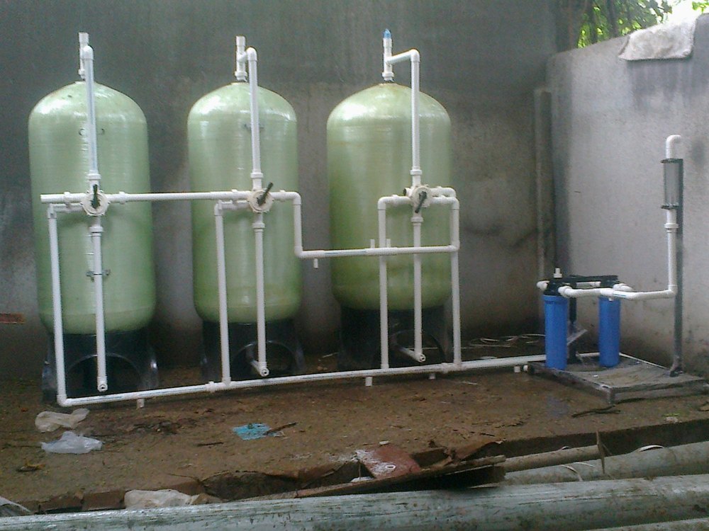 Semi-Automatic 10000 Water Softening Systems, For Industrial