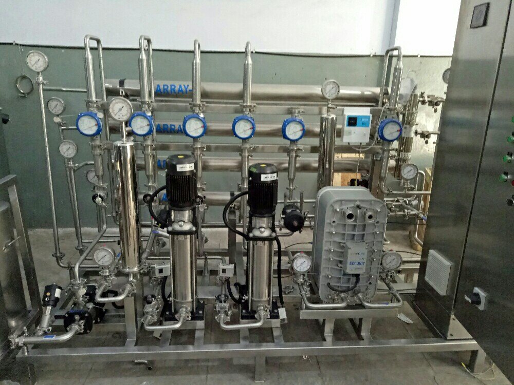 Mineral Removal Reverse Osmosis Purified Water Generation System, For Industrial, Water Storage Capacity: 1000 L img