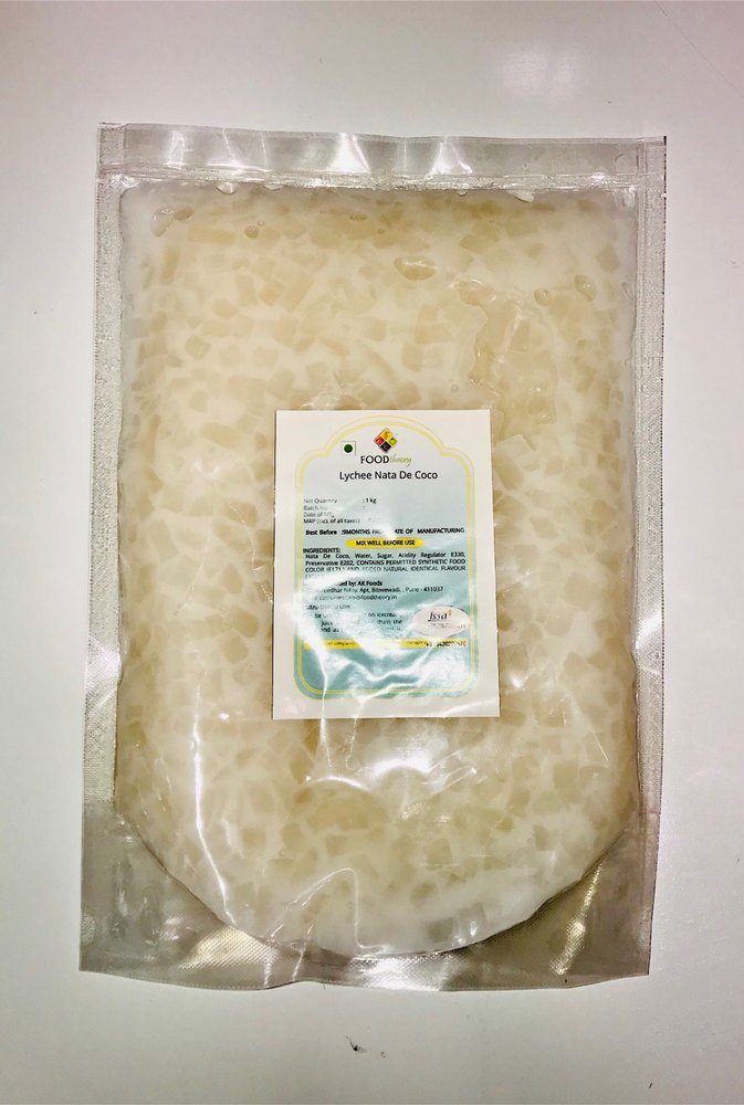 Food Theory White Lychee Nata De Coco Jelly, Packaging Type: Packet, Packaging Size: 1kg
