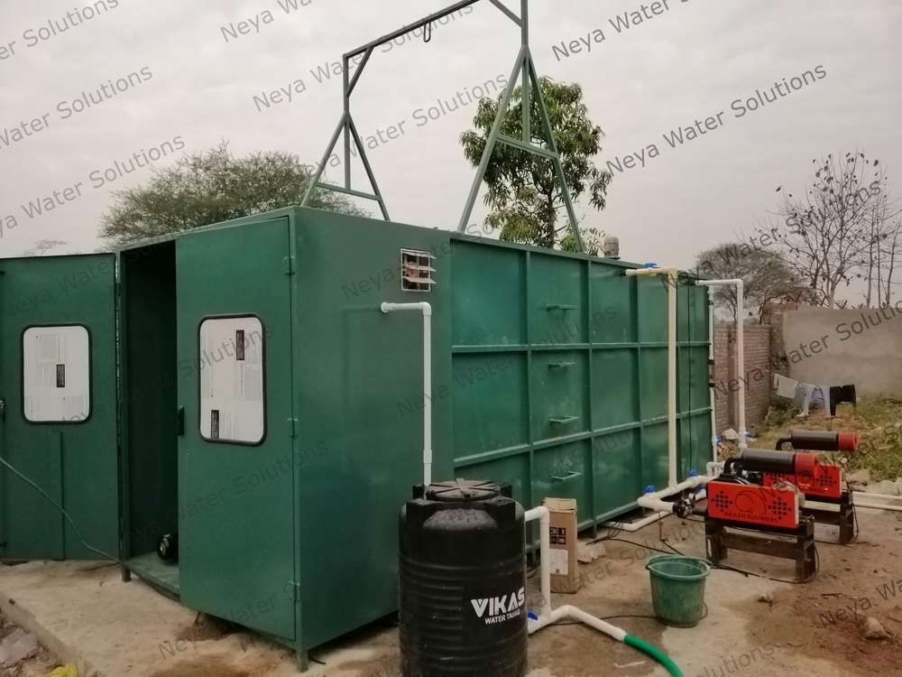 Prefabricated Containerized Sewage Treatment Plant, 100 KLD