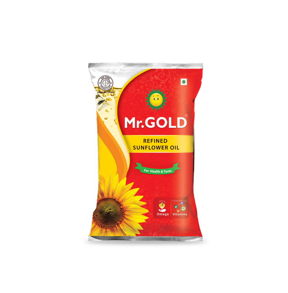 Mr Gold Refined Sunflower Oil, Packaging Size: 1 litre, Speciality: Low Cholestrol