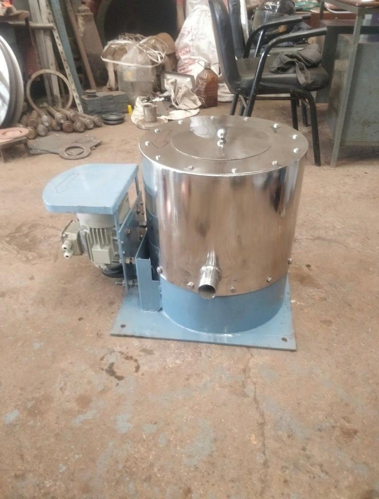 Standard Stainless Steel SLUDGE SEPARATOR BASKET CENTRIFUGE MACHINE, Capacity: 10 To 200 KG / Batch img