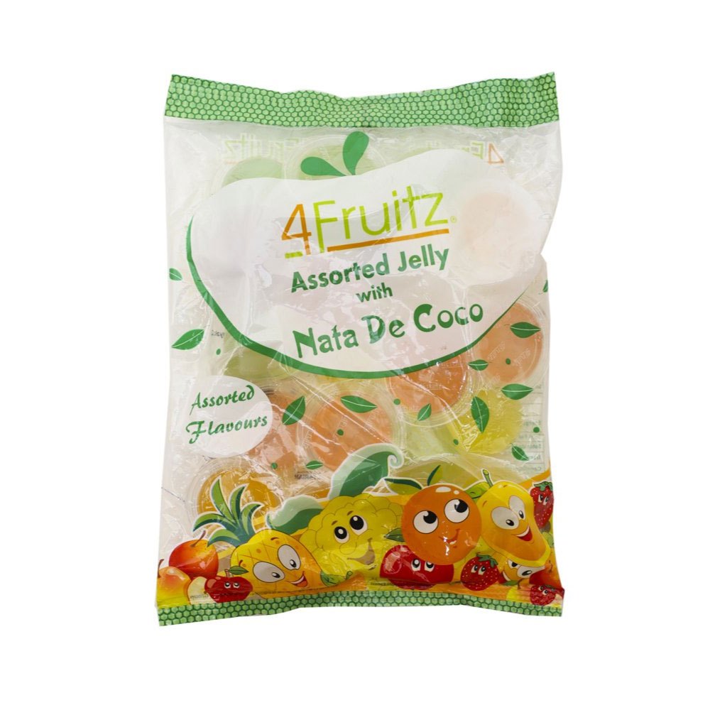 18 Months 4Fruitz Jelly With Nata De Coco, Packaging Type: Packet, Packaging Size: 300g