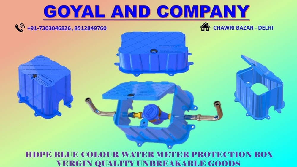 Mehak Blue HDPE Water Meter Box img