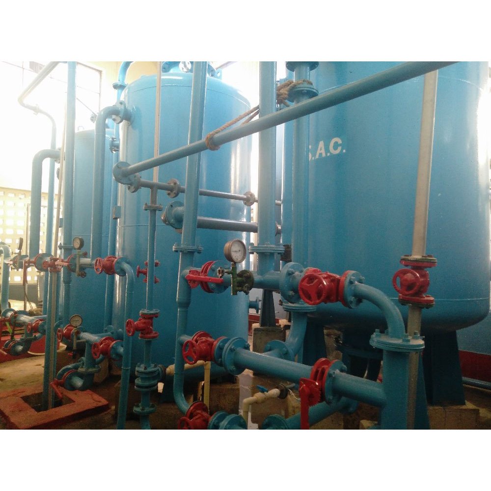 Borewell Water Mild Steel De Alkaliser Plants, Automation Grade: Semi-Automatic, 440 V img