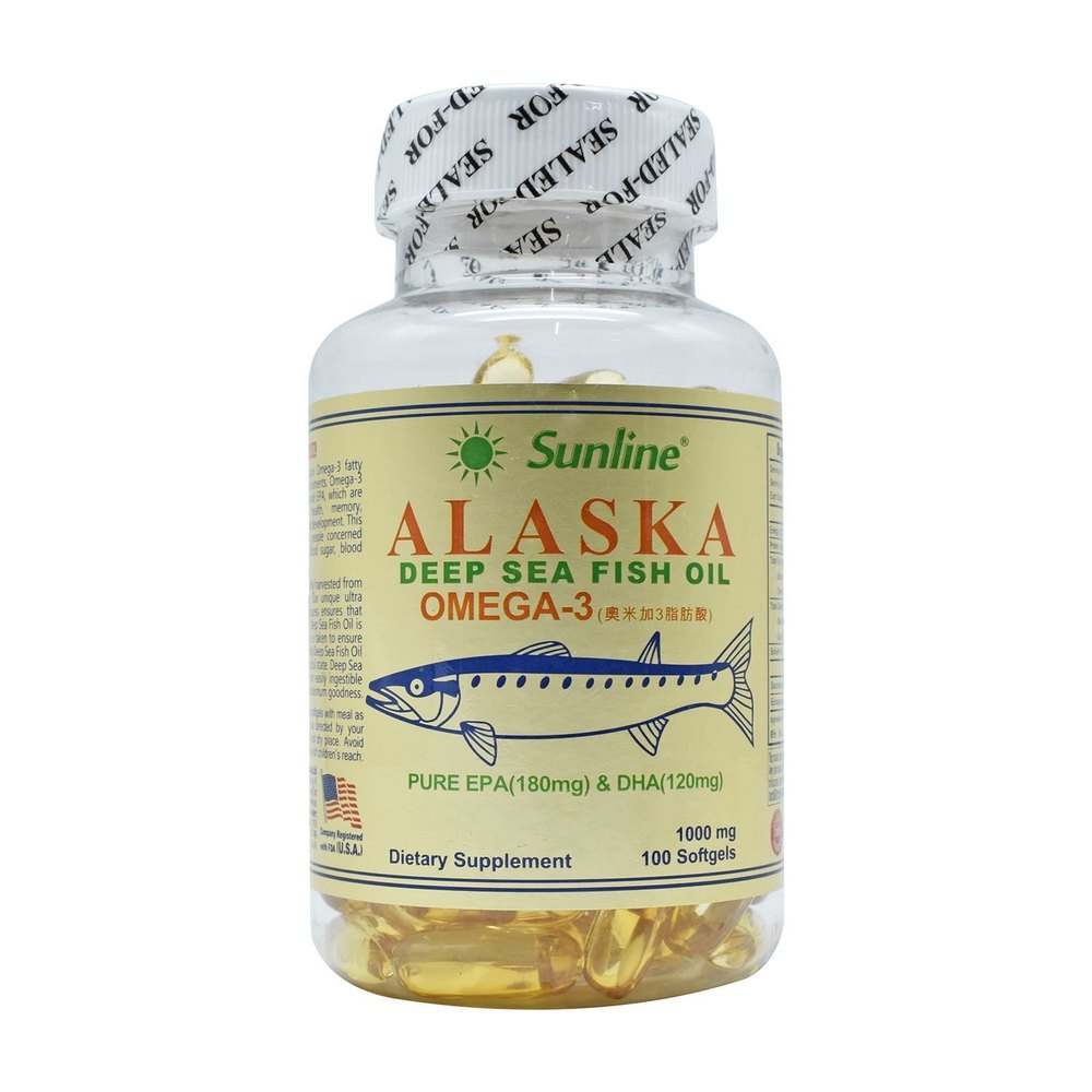 Sunline Deep Sea Fish Oil, Packaging Type: Plastic Bottle, Packaging Size: 100 Softgel - Cod Available