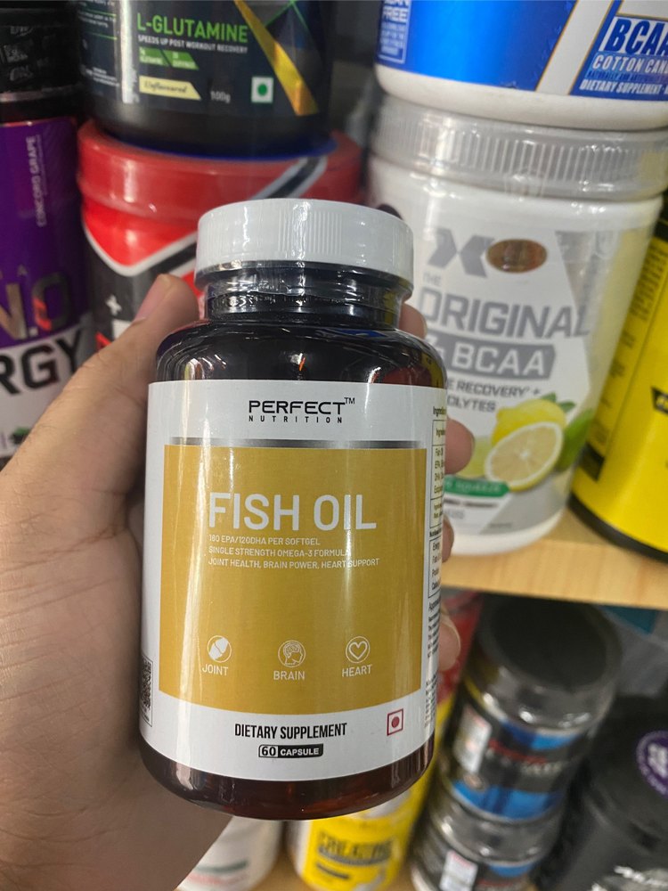 1000mg Perfect Nutrition Fish Oil 60Caps, Packaging Type: Plastic Bottle
