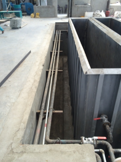 Mild Steel Rectangular Post Water Treatment Tank for Galvanizing Plants, Capacity: 250-500 L img