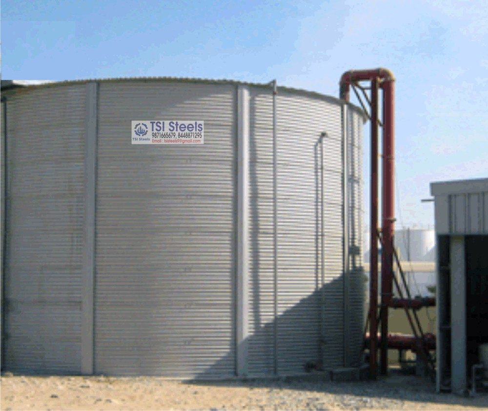 Zinc Aluminium Water Storage Tank, Capacity: 100, 000 Litre