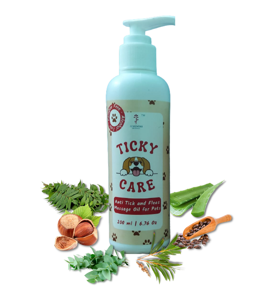 Herbal Ticky Care, Non Prescription, Treatment: Massage Oil