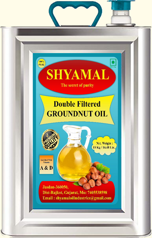 SHYAMAL Jasdan Cooking Groundnut Oil, Rich In Vitamin