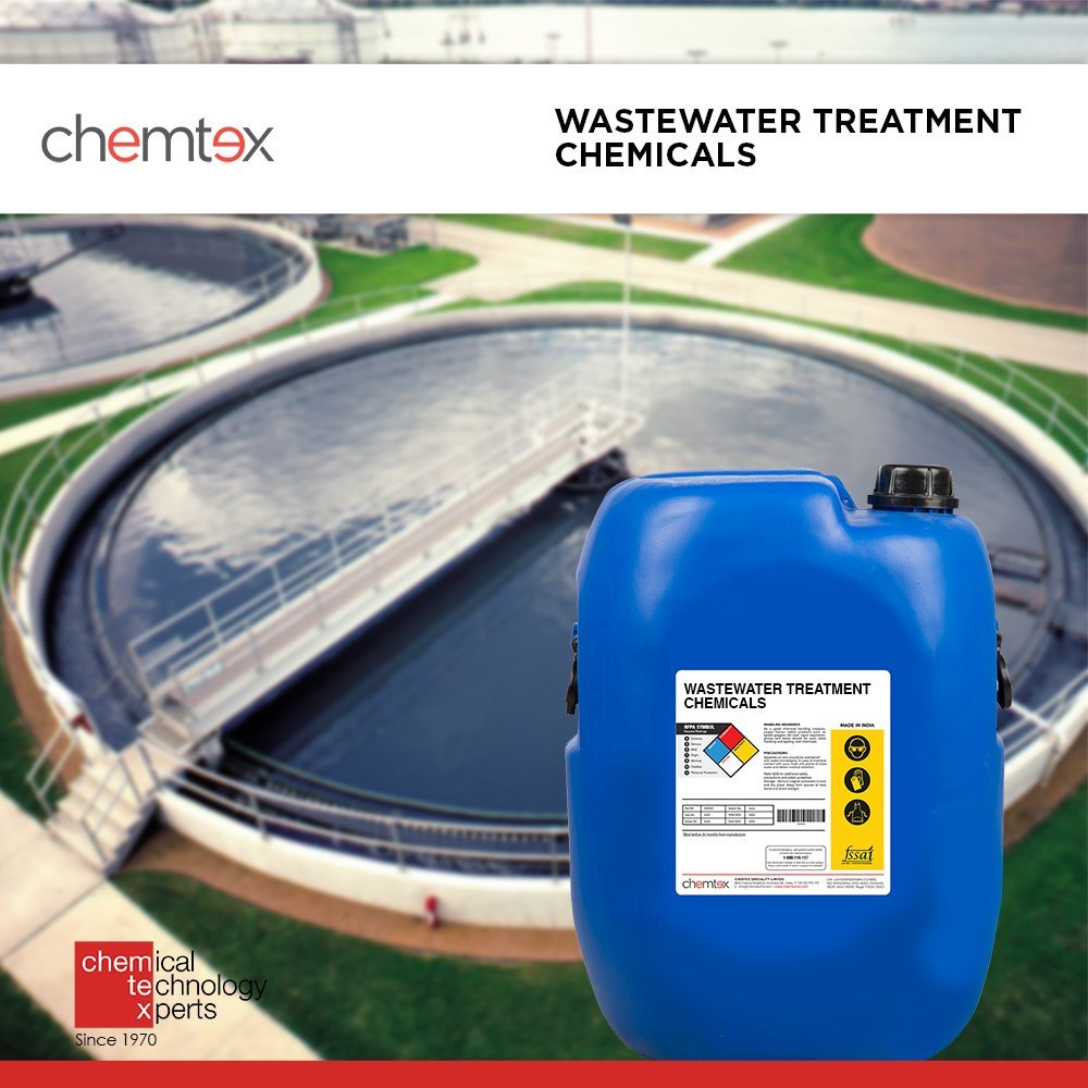 Wastewater Treatment Chemicals, For Industrial, 50 kg Drum