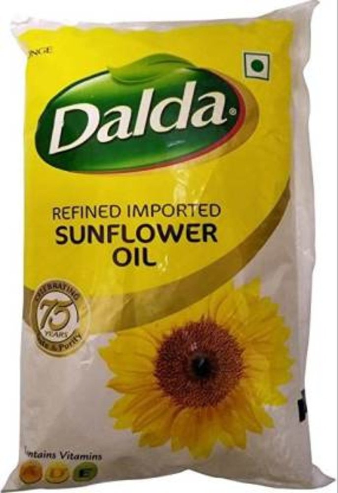 Vegetarian Dalda Refined Sunflower Oil, Speciality: High in Protein, Packaging Size: 1 Litre img