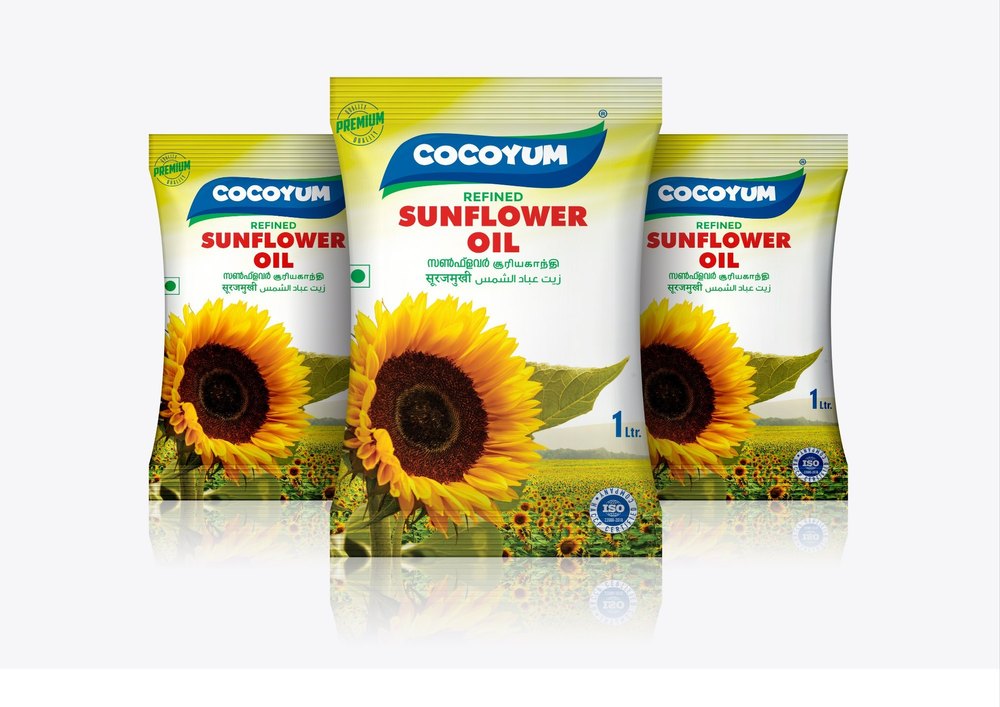 Cocoyum Refined Sunflower Oil 500 Ml, Packaging Type: Pouched, Speciality: Rich in Vitamin img