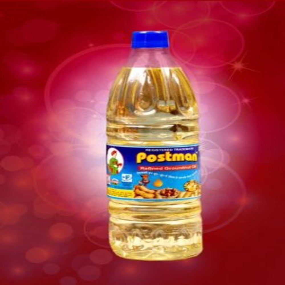 Liquid Postman Groundnut Oil 1 Litre, For Cooking img