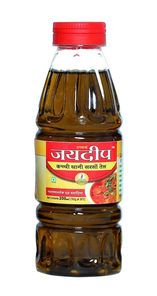 200 Ml Jaydeep Kachchi Ghani Mustard Oil img