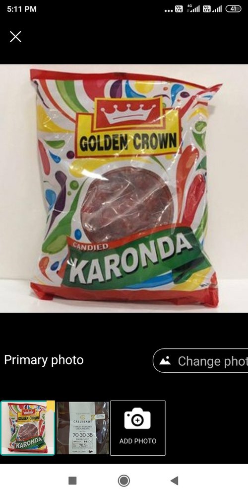 Golden Crown Hard Candy Karonda, Packaging Type: Packet, Packaging Size: 1 kg