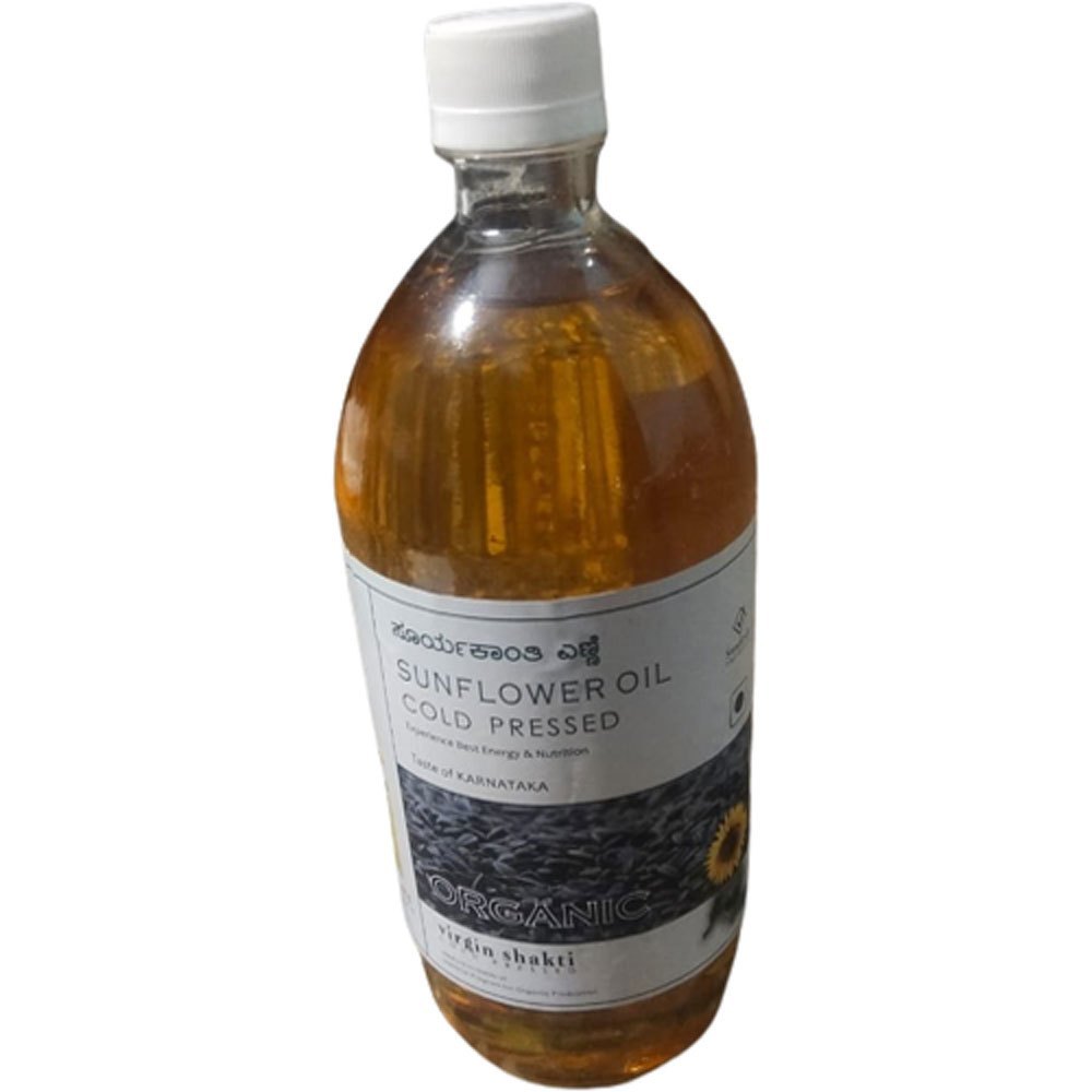 Lowers Cholesterol Cold Pressed Organic Sunflower Oil, For Use For Food, Packaging Size: 1 L