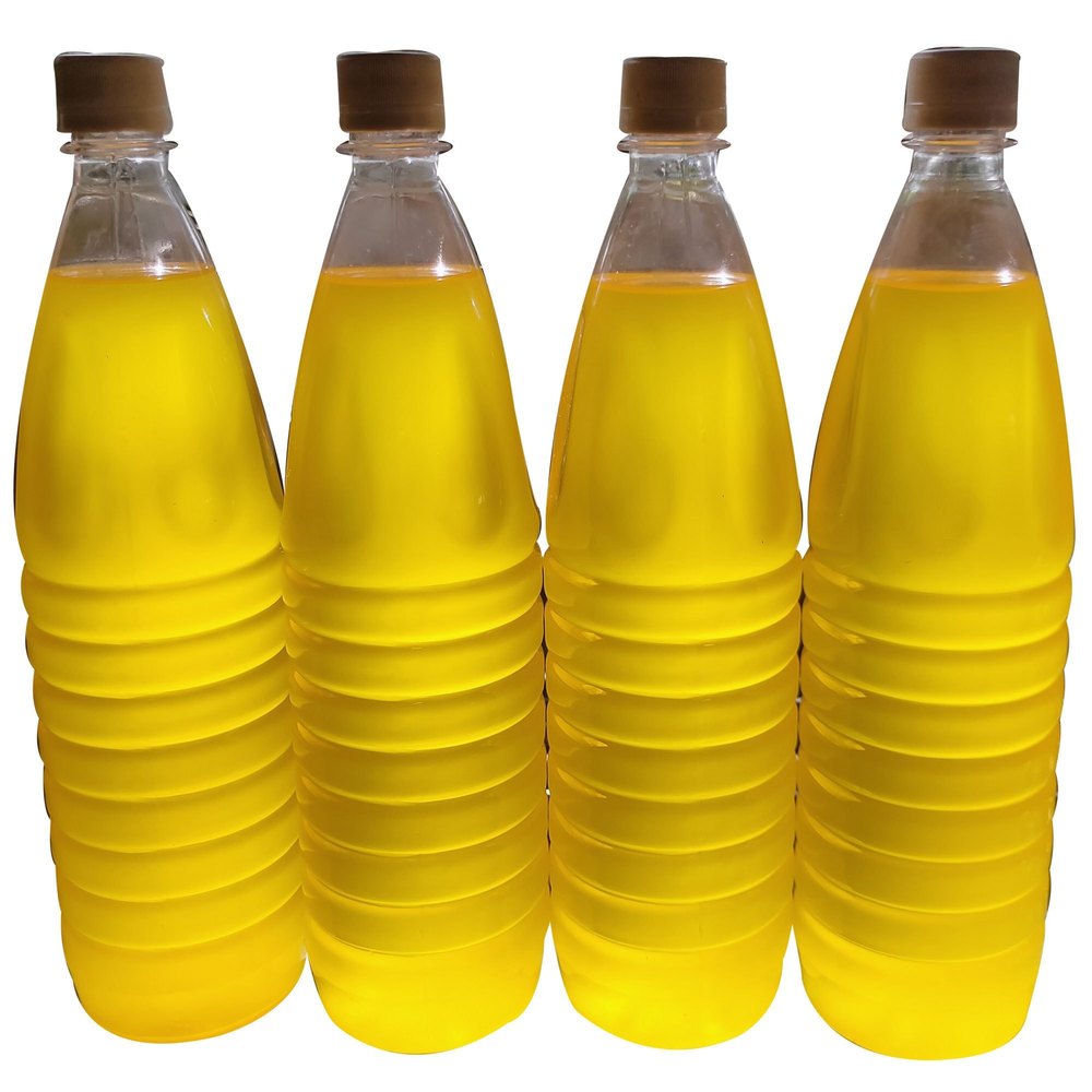 Vitamin A 1 Litre Cold Pressed Sunflower Oil, Packaging Type: Plastic Bottle img