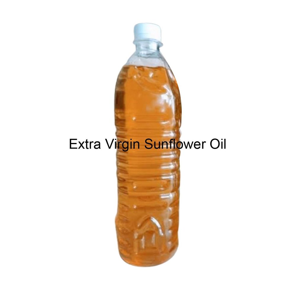 Liquid Mono Saturated Extra Virgin Sunflower Oil, Packaging Type: Plastic Bottle, Packaging Size: 1 litre img